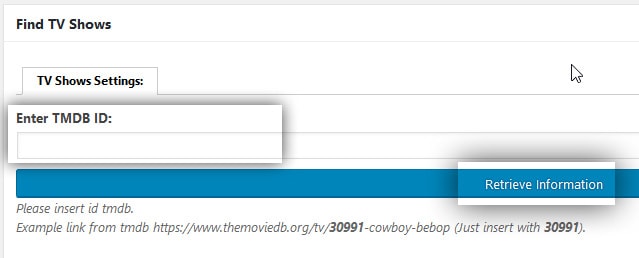 Membuat Post TV Show