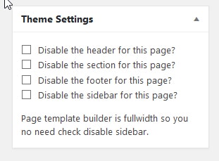 Theme Settings