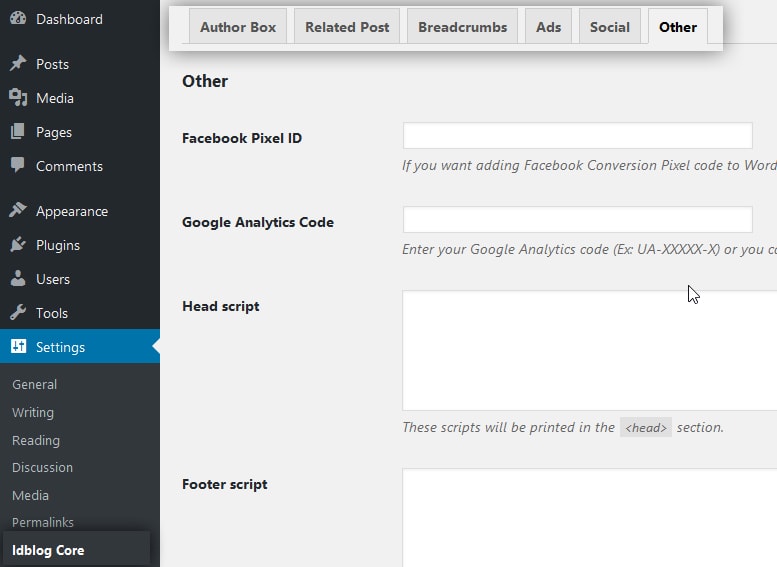 Screenshot Idblog Core Superfast